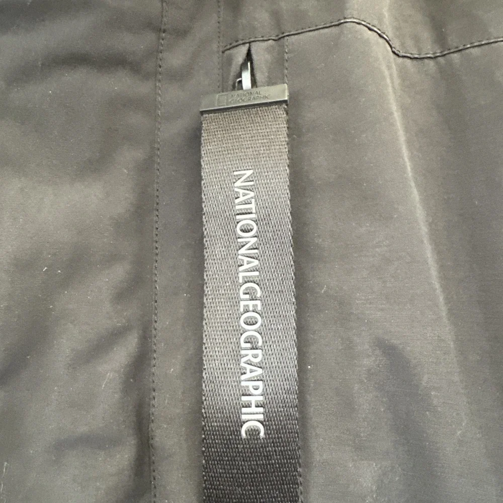 National Geographic Utility Jacket, Black, Mid Length, US Men's XXL